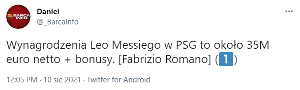 KOSMICZNA PENSJA Messiego w PSG!